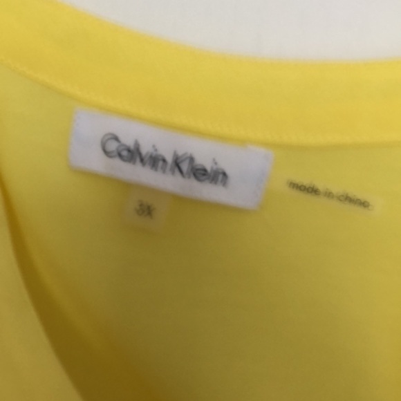 Calvin Klein Sleeveless Yellow Top - Picture 2 of 7